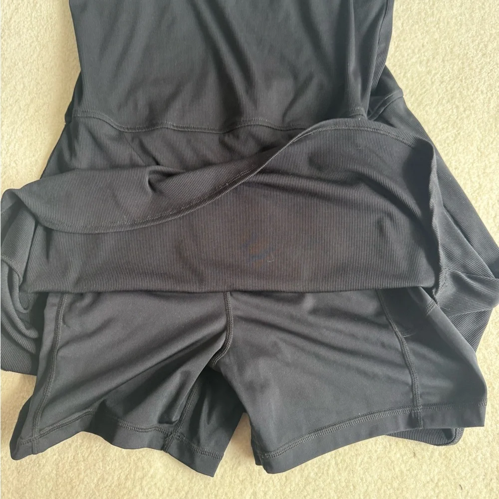 Classic Black Tank Tennis Dress Skort - Picture 2 of 3